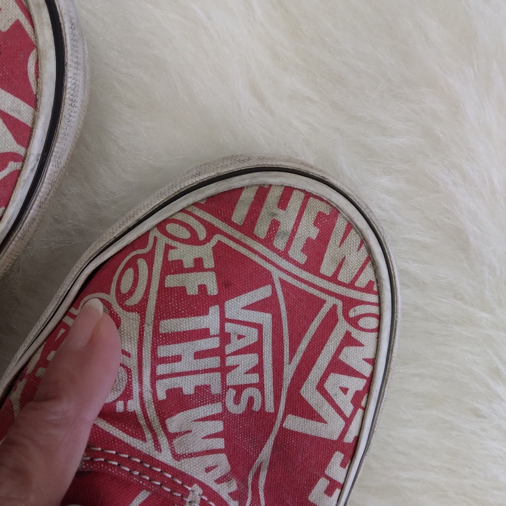 SHOES Vans Off the Wall logo print shoes, men's 9. - Picture 8 of 16